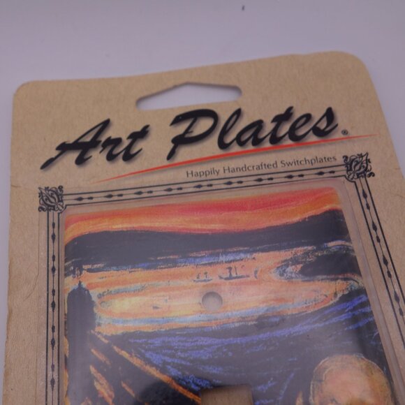 Art Plates Switchplate Single-Gang Switch Plate feat Edvard Munch's The Scream - Picture 2 of 16